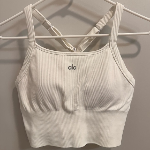 Alo Seamless Ribbed Favorite Bra Tank - Picture 1 of 2